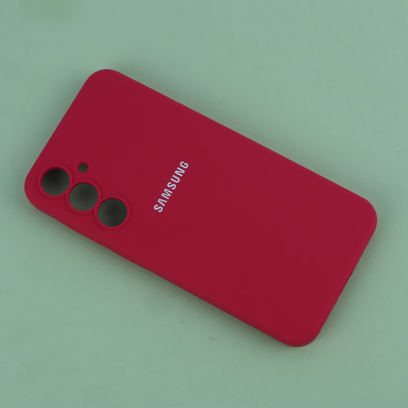 قاب سیلیکونی اصلی زیربسته سامسونگ Galaxy A55 محافظ لنزدار