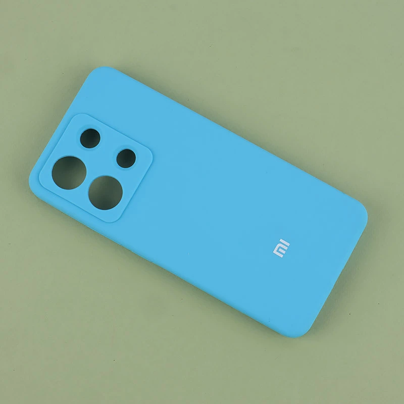 قاب سیلیکونی اصلی زیربسته شیائومی Redmi Note 13 4G محافظ لنزدار