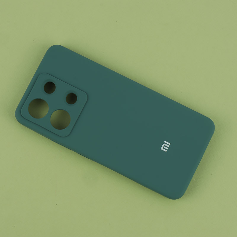 قاب سیلیکونی اصلی زیربسته شیائومی Redmi Note 13 4G محافظ لنزدار