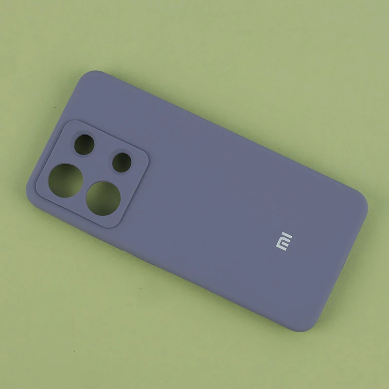 قاب سیلیکونی اصلی زیربسته شیائومی Redmi Note 13 4G محافظ لنزدار