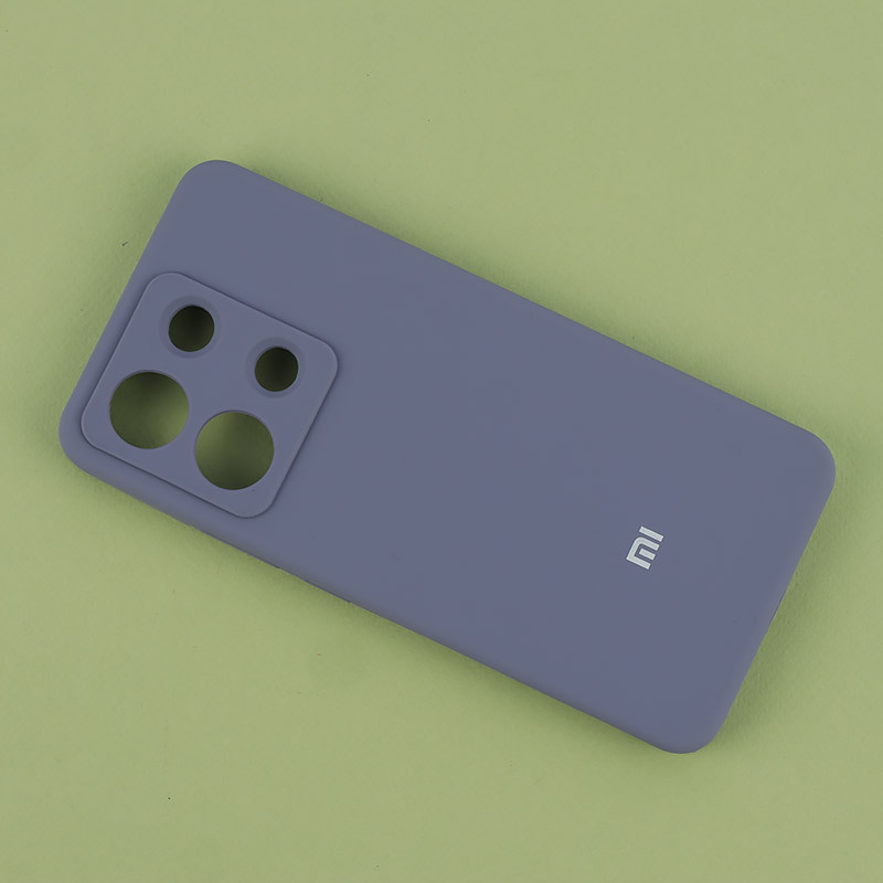 قاب سیلیکونی اصلی زیربسته شیائومی Redmi Note 13 4G محافظ لنزدار