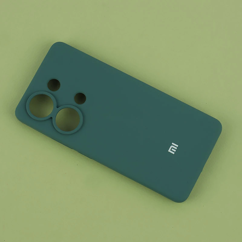 قاب سیلیکونی اصلی زیربسته شیائومی Redmi Note 13 Pro 4G محافظ لنزدار