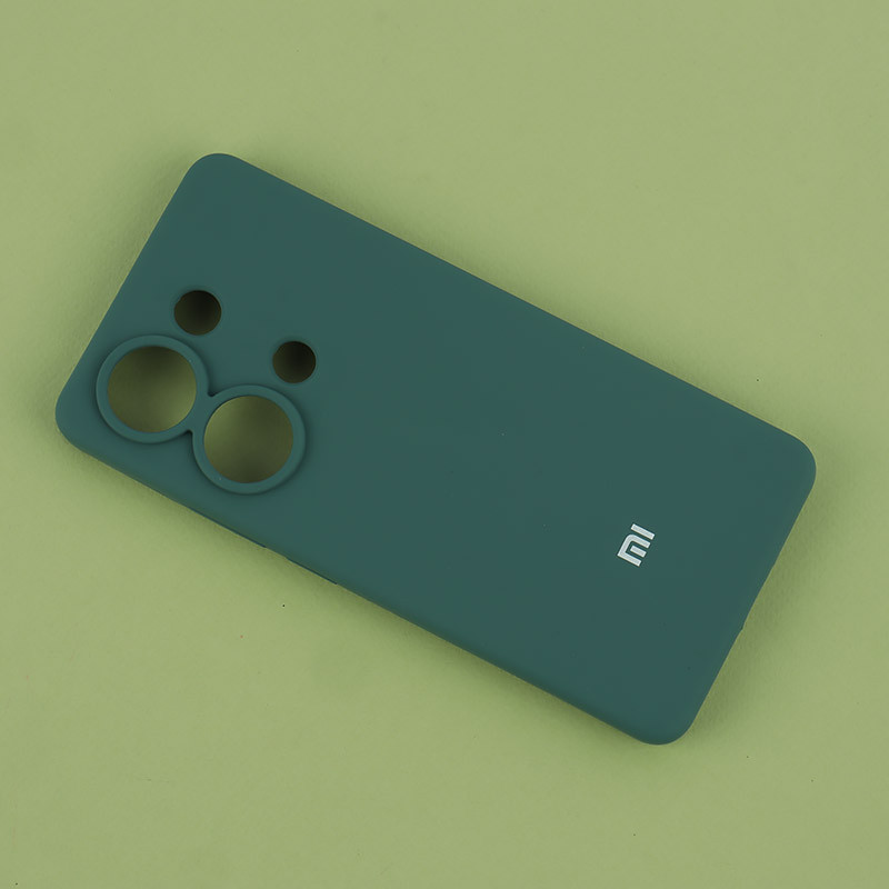 قاب سیلیکونی اصلی زیربسته شیائومی Redmi Note 13 Pro 4G محافظ لنزدار
