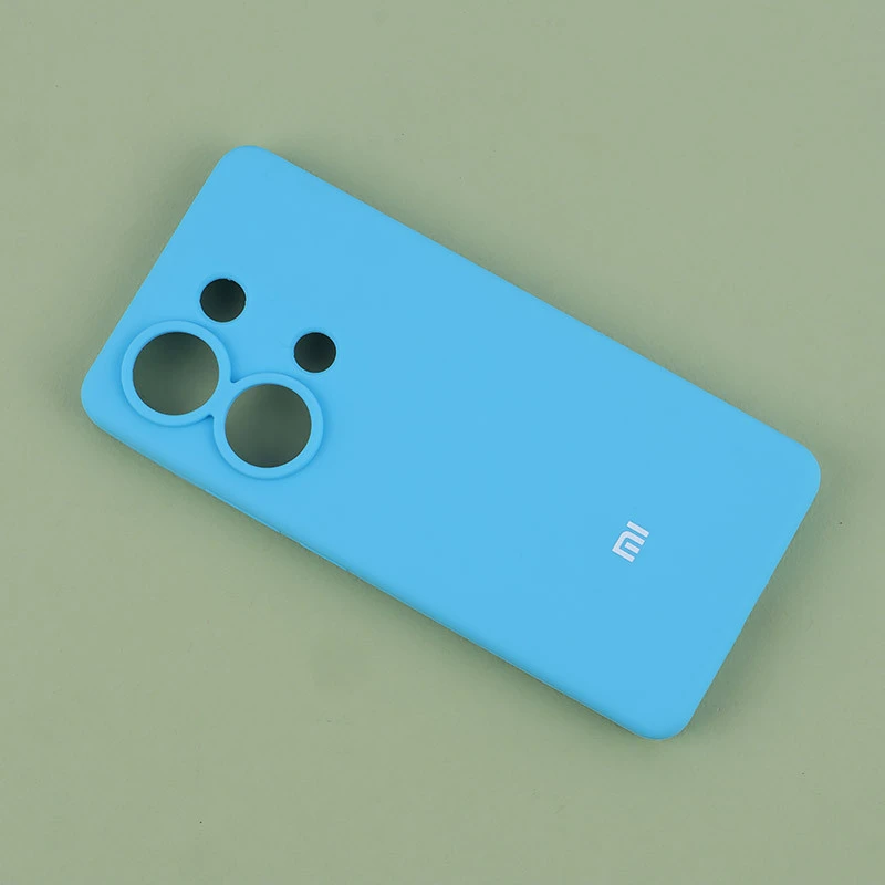 قاب سیلیکونی اصلی زیربسته شیائومی Redmi Note 13 Pro 4G محافظ لنزدار