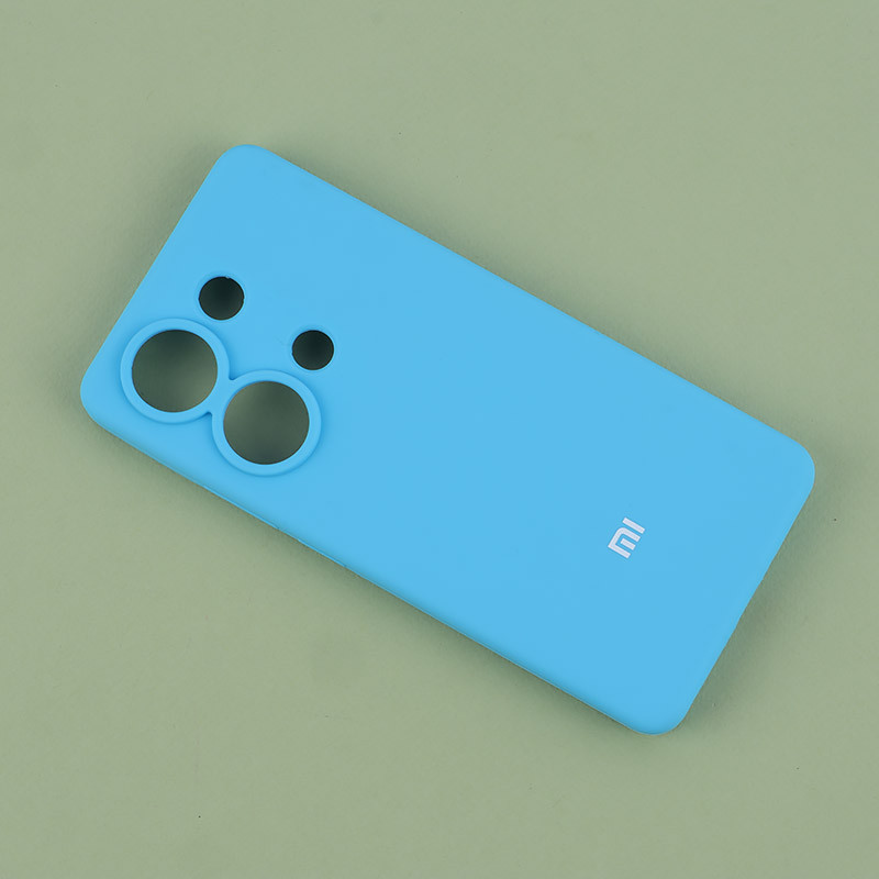 قاب سیلیکونی اصلی زیربسته شیائومی Redmi Note 13 Pro 4G محافظ لنزدار