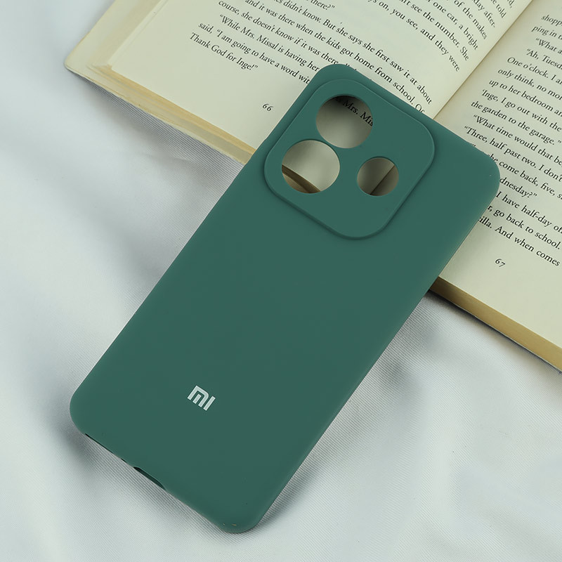 قاب سیلیکونی اصلی زیربسته شیائومی Redmi Note 14 5G محافظ لنزدار