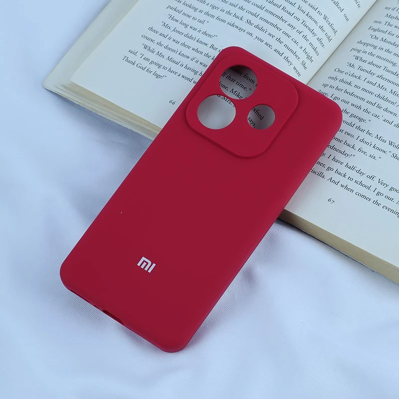 قاب سیلیکونی اصلی زیربسته شیائومی Redmi Note 14 5G محافظ لنزدار