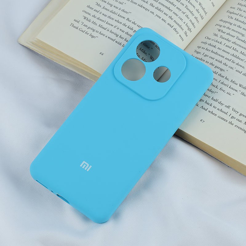 قاب سیلیکونی اصلی زیربسته شیائومی Redmi Note 14 5G محافظ لنزدار