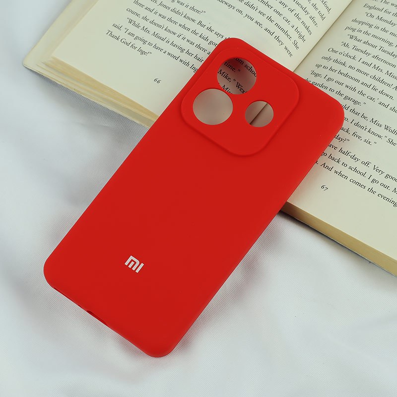 قاب سیلیکونی اصلی زیربسته شیائومی Redmi Note 14 5G محافظ لنزدار