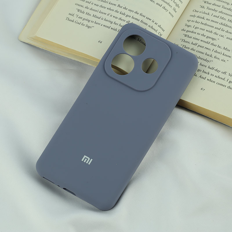قاب سیلیکونی اصلی زیربسته شیائومی Redmi Note 14 5G محافظ لنزدار
