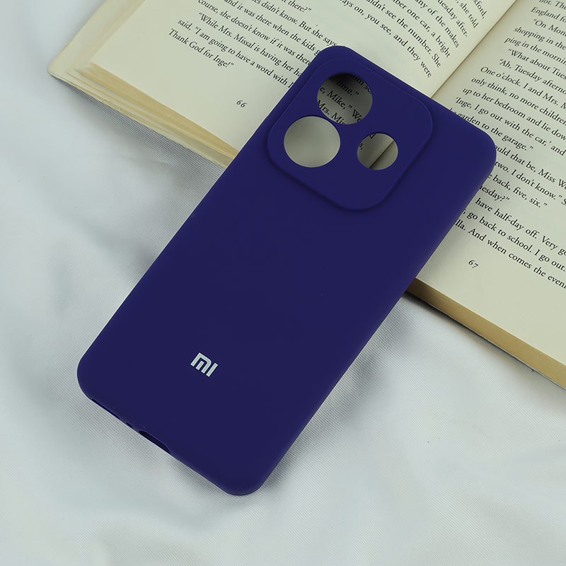 قاب سیلیکونی اصلی زیربسته شیائومی Redmi Note 14 5G محافظ لنزدار