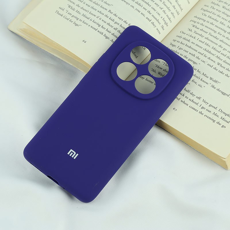 قاب سیلیکونی اصلی زیربسته شیائومی Redmi Note 14 Pro 5G محافظ لنزدار