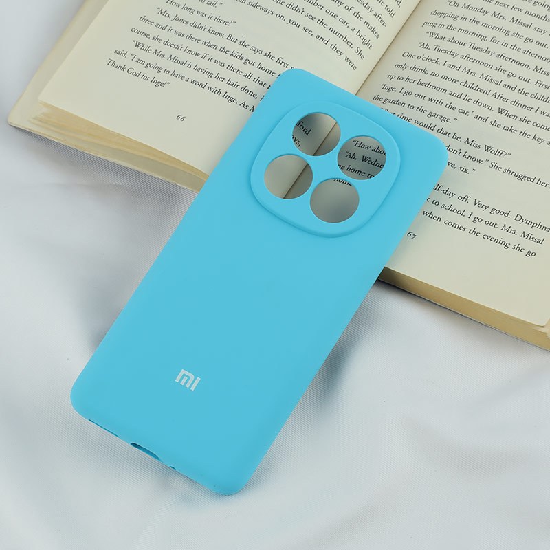 قاب سیلیکونی اصلی زیربسته شیائومی Redmi Note 14 Pro 5G محافظ لنزدار