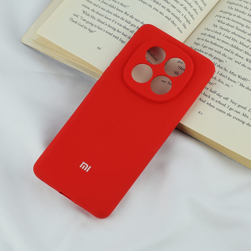 قاب سیلیکونی اصلی زیربسته شیائومی Redmi Note 14 Pro 5G محافظ لنزدار