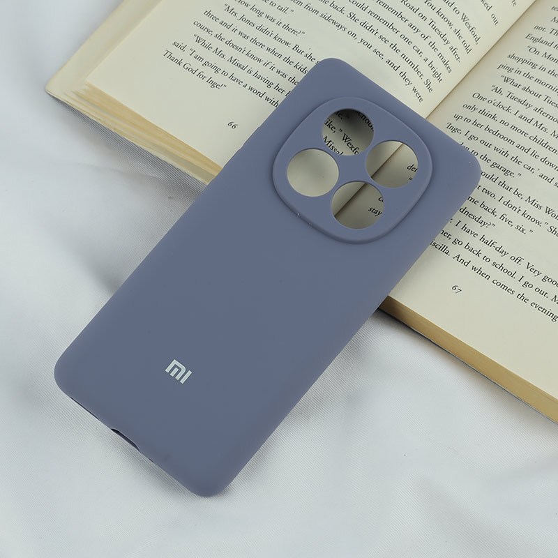 قاب سیلیکونی اصلی زیربسته شیائومی Redmi Note 14 Pro 5G محافظ لنزدار