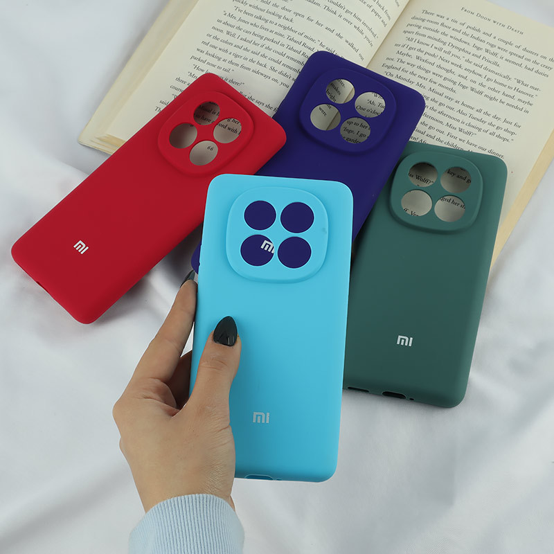 قاب سیلیکونی اصلی زیربسته شیائومی Redmi Note 14 Pro Plus 5G محافظ لنزدار