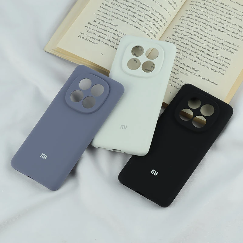 قاب سیلیکونی اصلی زیربسته شیائومی Redmi Note 14 Pro Plus 5G محافظ لنزدار