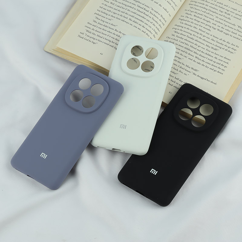 قاب سیلیکونی اصلی زیربسته شیائومی Redmi Note 14 Pro Plus 5G محافظ لنزدار