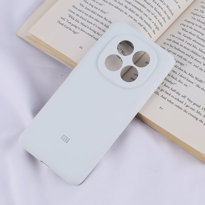 قاب سیلیکونی اصلی زیربسته شیائومی Redmi Note 14 Pro Plus 5G محافظ لنزدار