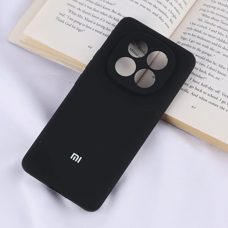 قاب سیلیکونی اصلی زیربسته شیائومی Redmi Note 14 Pro Plus 5G محافظ لنزدار