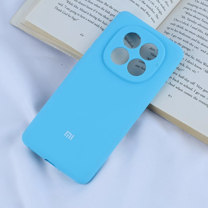 قاب سیلیکونی اصلی زیربسته شیائومی Redmi Note 14 Pro Plus 5G محافظ لنزدار