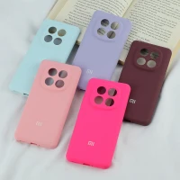 قاب سیلیکونی اصلی زیربسته شیائومی Redmi Note 14 Pro Plus 5G محافظ لنزدار