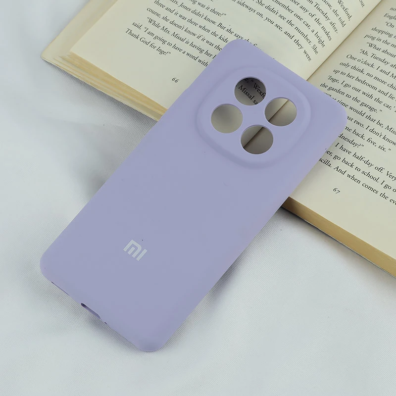 قاب سیلیکونی اصلی زیربسته شیائومی Redmi Note 14 Pro Plus 5G محافظ لنزدار