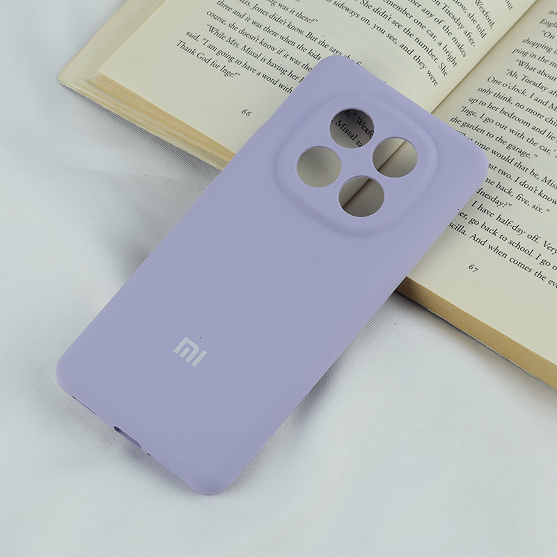 قاب سیلیکونی اصلی زیربسته شیائومی Redmi Note 14 Pro Plus 5G محافظ لنزدار