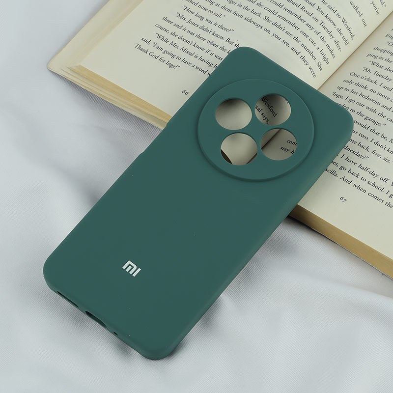 قاب سیلیکونی اصلی زیربسته شیائومی Redmi 14C / Poco C75 محافظ لنزدار