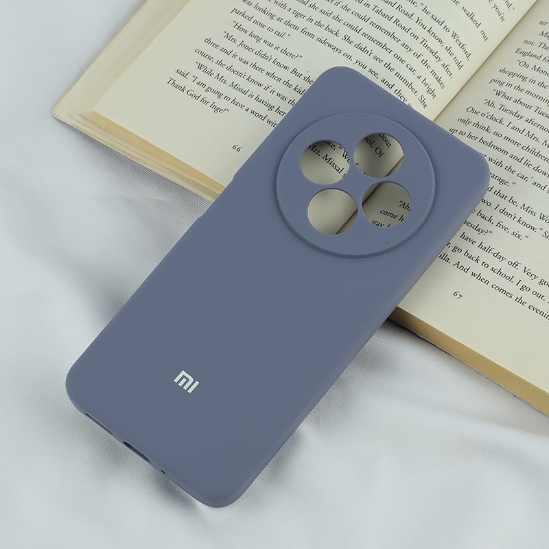 قاب سیلیکونی اصلی زیربسته شیائومی Redmi 14C / Poco C75 محافظ لنزدار