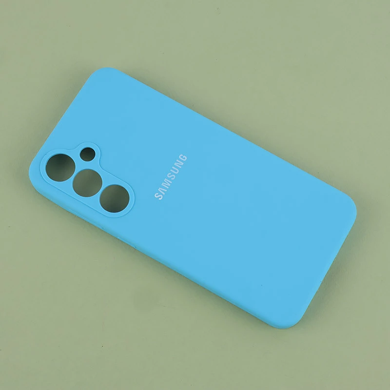 قاب سیلیکونی اصلی زیربسته سامسونگ Galaxy S24 FE محافظ لنزدار