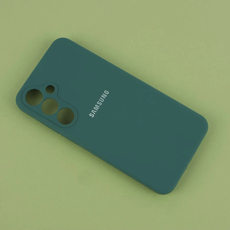 قاب سیلیکونی اصلی زیربسته سامسونگ Galaxy S24 FE محافظ لنزدار