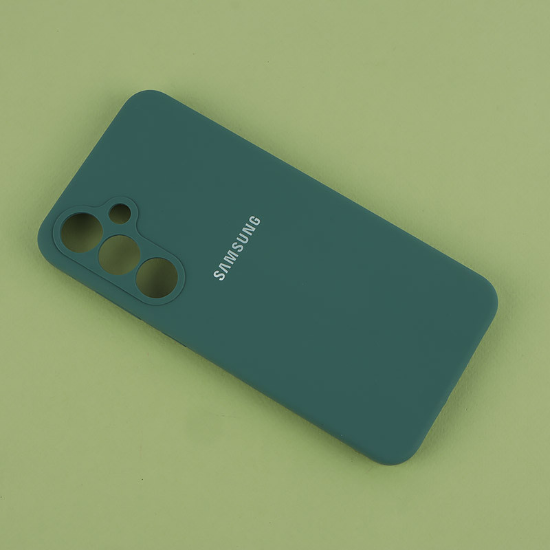 قاب سیلیکونی اصلی زیربسته سامسونگ Galaxy S24 FE محافظ لنزدار