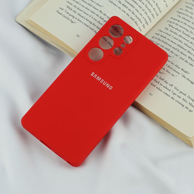 قاب سیلیکونی اصلی زیربسته سامسونگ Galaxy S25 Ultra محافظ لنزدار