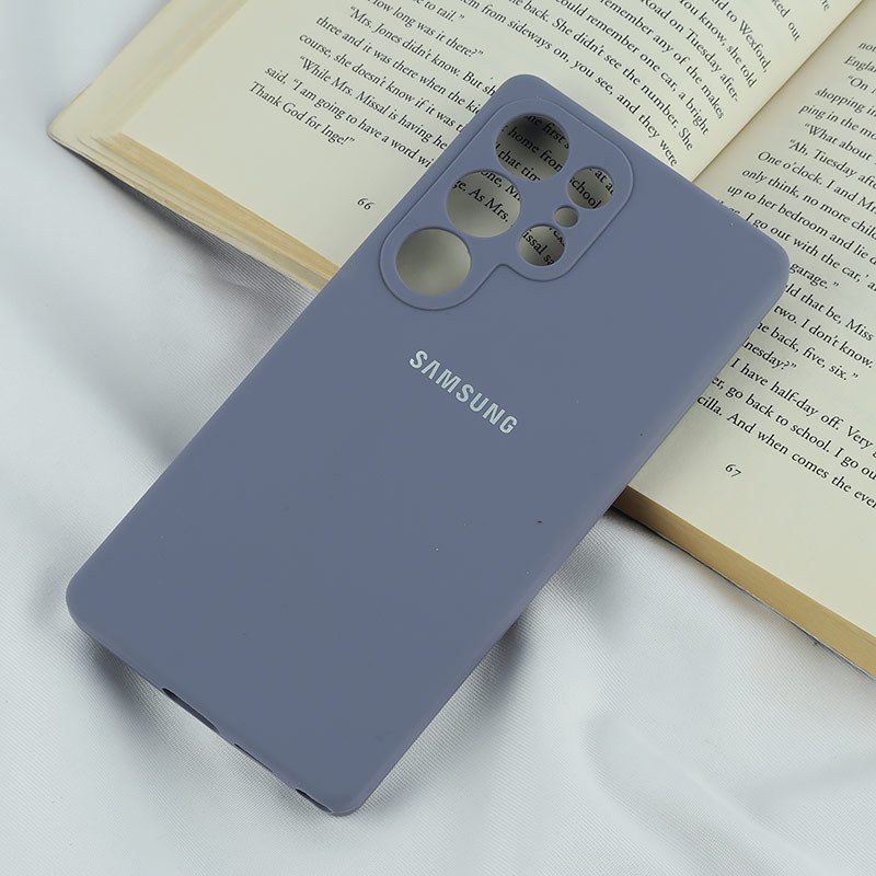 قاب سیلیکونی اصلی زیربسته سامسونگ Galaxy S25 Ultra محافظ لنزدار