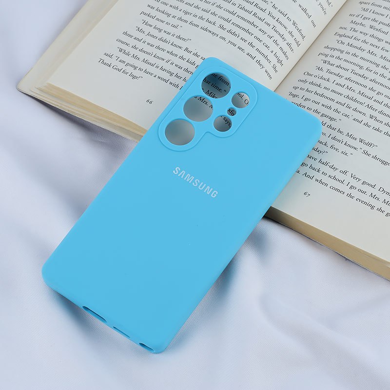 قاب سیلیکونی اصلی زیربسته سامسونگ Galaxy S25 Ultra محافظ لنزدار