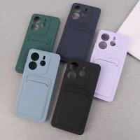 قاب سیلیکونی جاکارتی دار شیائومی Redmi Note 14 محافظ لنزدار