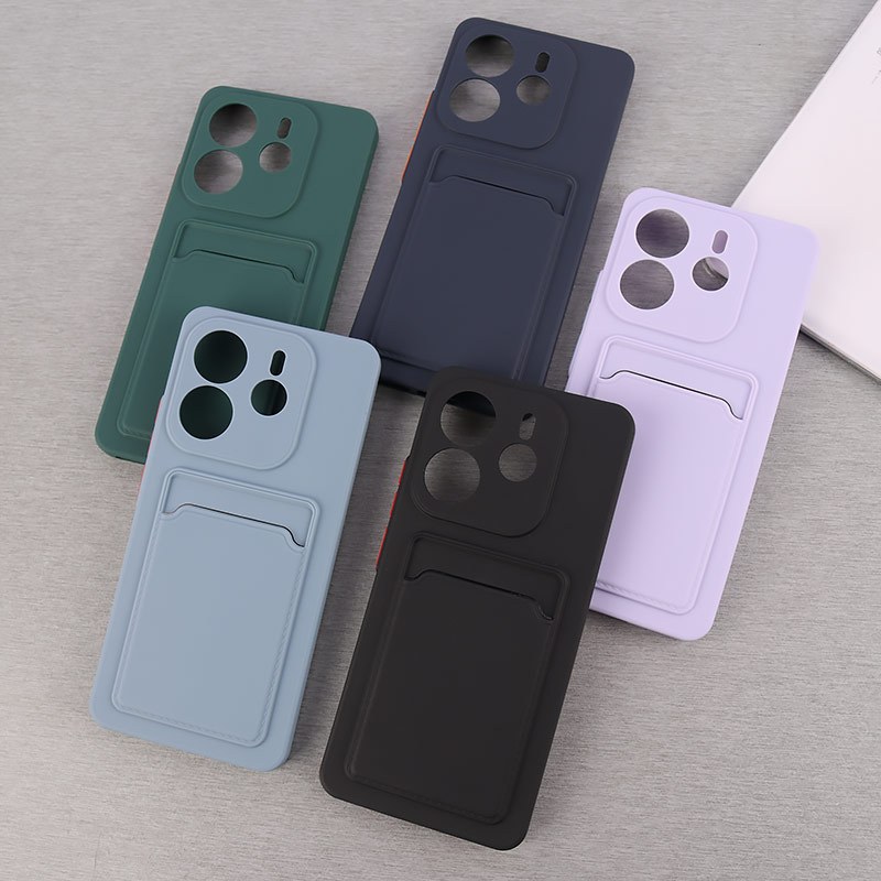 قاب سیلیکونی جاکارتی دار شیائومی Redmi Note 14 محافظ لنزدار