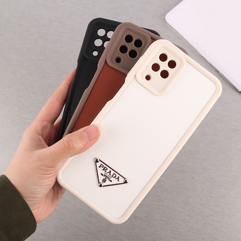 قاب کبریتی سولید Prada سامسونگ Galaxy A12 / M12 محافظ لنزدار