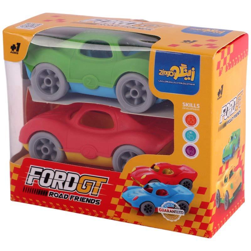 اسباب بازی ماشین Ford GT زینگو بسته 2 عددی