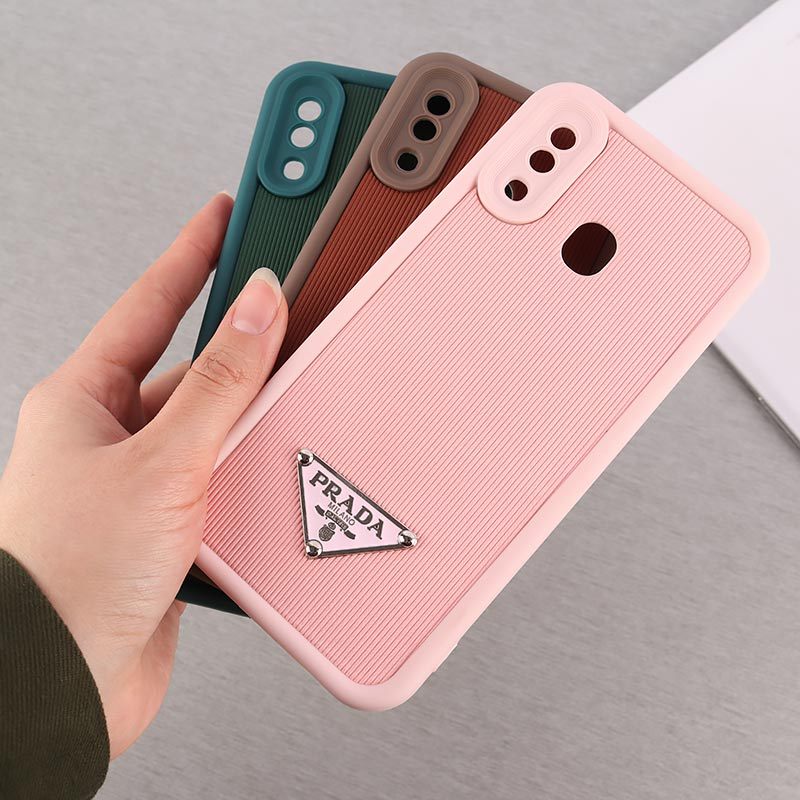 قاب کبریتی سولید Prada سامسونگ Galaxy A20 / A30 محافظ لنزدار