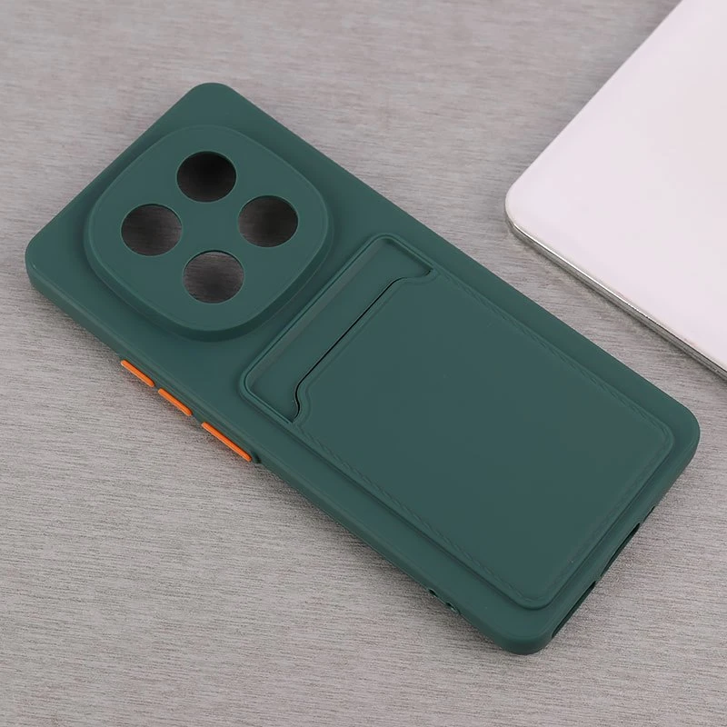 قاب سیلیکونی جاکارتی دار شیائومی Redmi Note 14 Pro 4G محافظ لنزدار