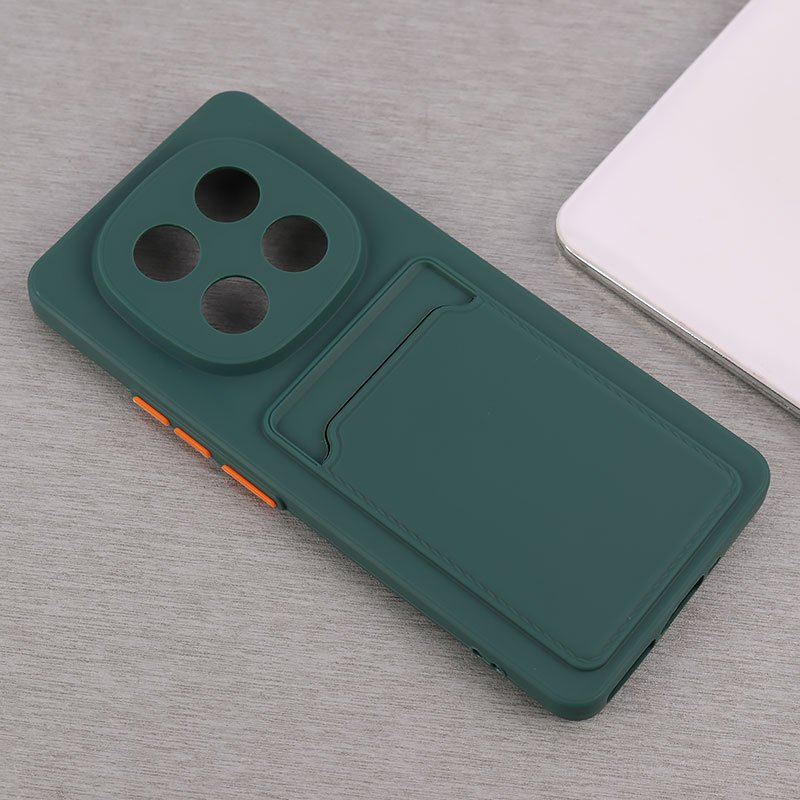 قاب سیلیکونی جاکارتی دار شیائومی Redmi Note 14 Pro 4G محافظ لنزدار
