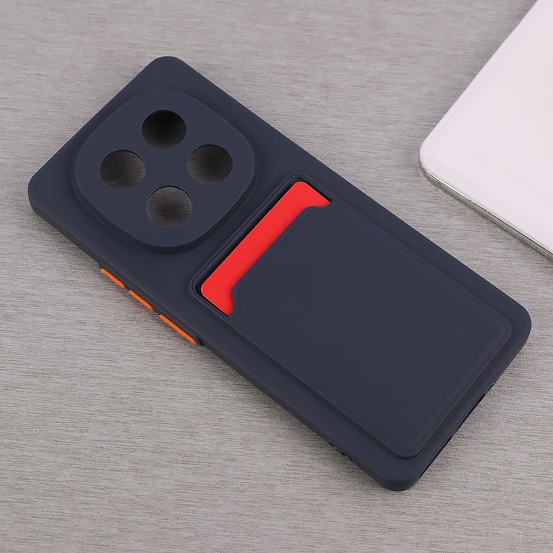 قاب سیلیکونی جاکارتی دار شیائومی Redmi Note 14 Pro 4G محافظ لنزدار