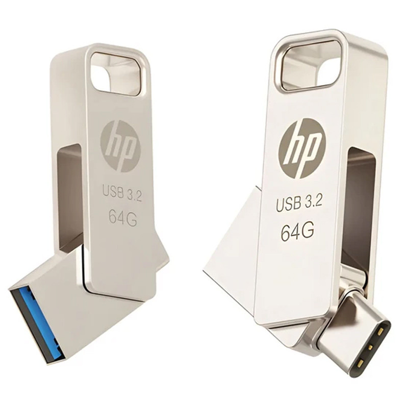 فلش 64 گیگ اچ پی HP x206C OTG Type-C USB3.2