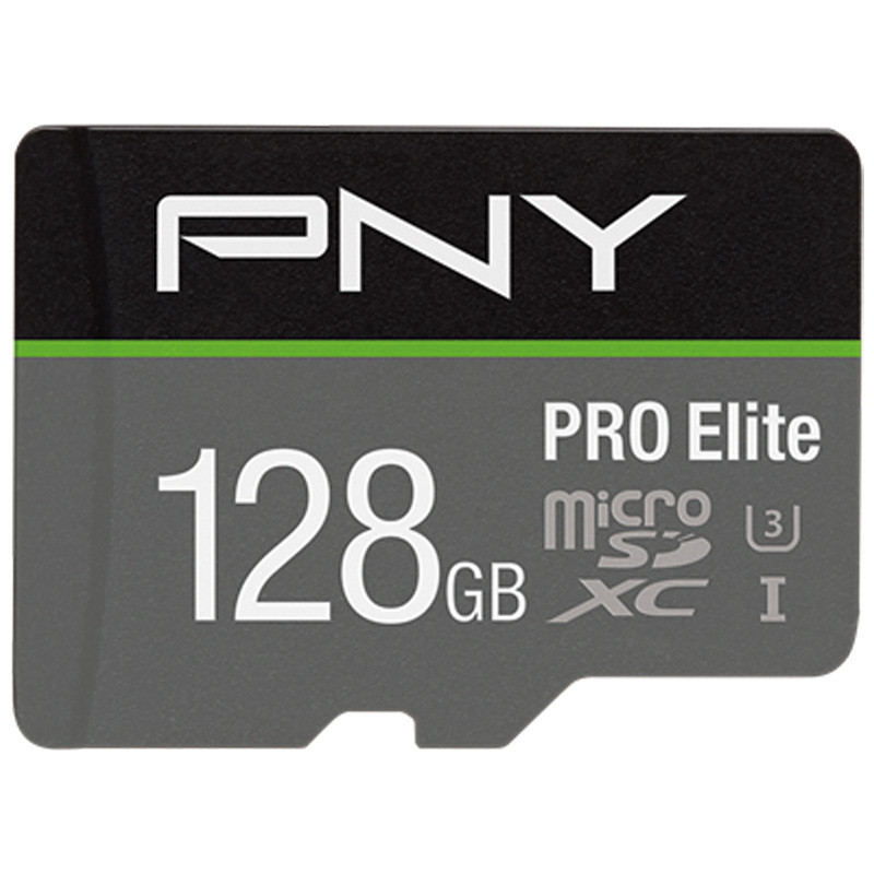 رم میکرو 128 گیگ پی ان وای PNY Pro Elite A1 V30 U3 C10 100MB/s + خشاب