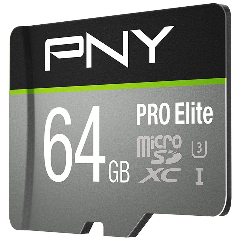رم میکرو 64 گیگ پی ان وای PNY Pro Elite A1 V30 U3 C10 100MB/s + خشاب