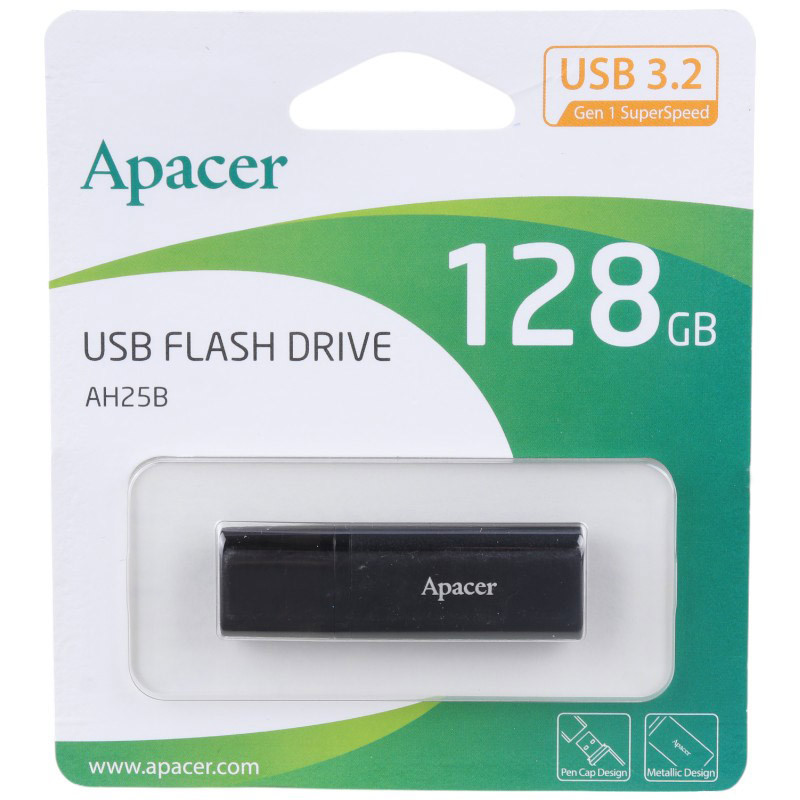 فلش 128 گیگ اپیسر Apacer AH25B USB3.2