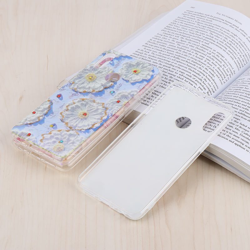 قاب هولوگرامی سامسونگ Galaxy A10s طرح گل آبرنگی