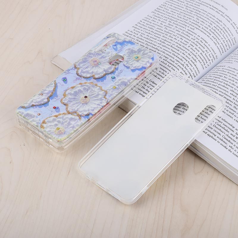 قاب هولوگرامی سامسونگ Galaxy A20 / A30 طرح گل آبرنگی